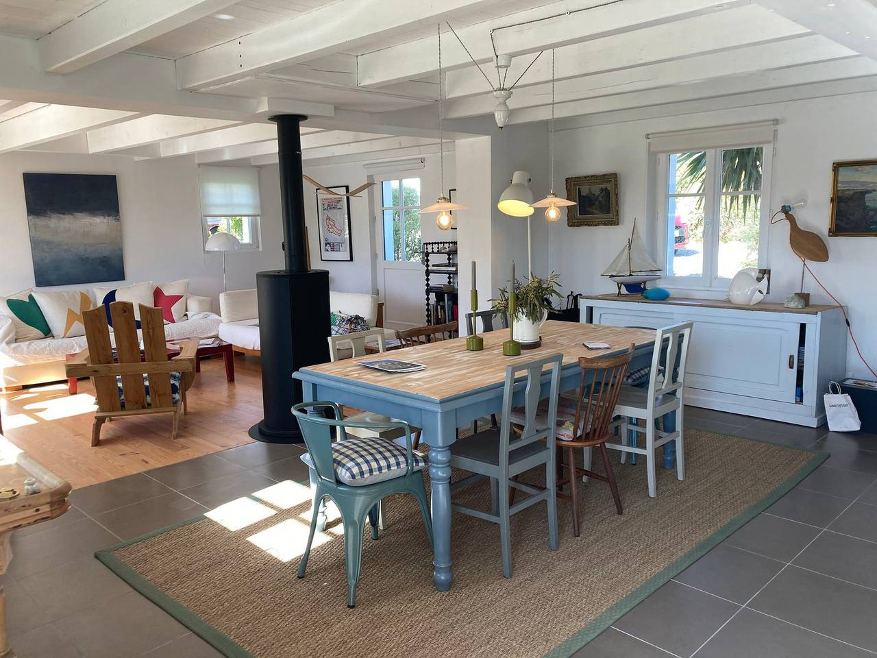 Casa moderna a 1 km de la playa, no se admiten mascotas in Locmaria, Côte des Mégalithes