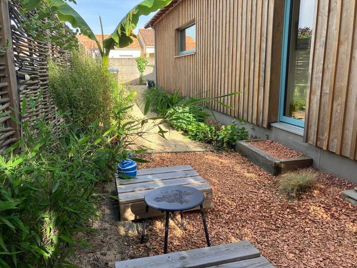 Maison de vacances pour 2 personnes, avec Terrasse ainsi que Jardin et Vue à Saint-Sébastien-sur-Loire