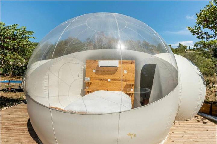 Tente pour 2 personnes, avec jacuzzi et balcon dans le Gard - 4