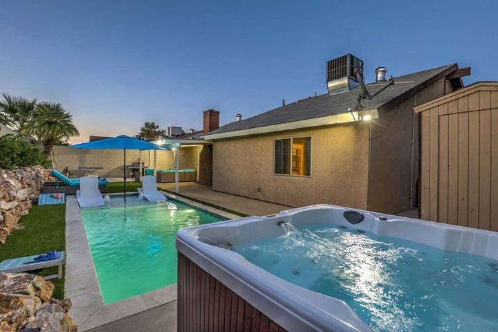 Maison de vacances pour 8 personnes, avec jardin et jacuzzi à Las Vegas