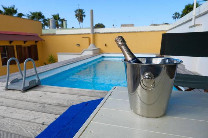 Villa per 10 persone, con giardino e piscina, con animali domestici a Torre dell'Orso
