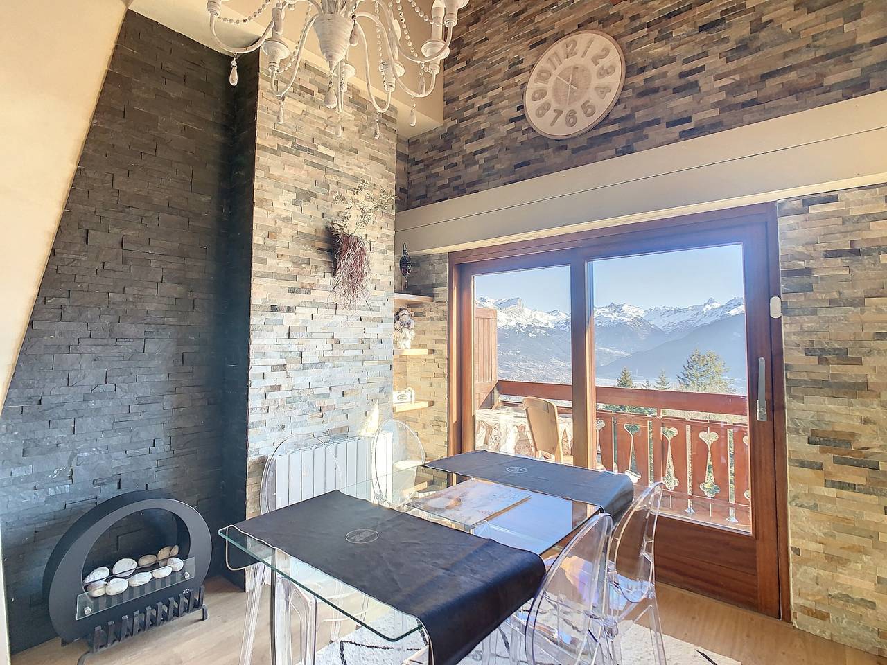 Ganze Wohnung, 2 Zimmer + Galerie direkt an den Pisten von Combloux in Combloux, Pays du Mont-Blanc