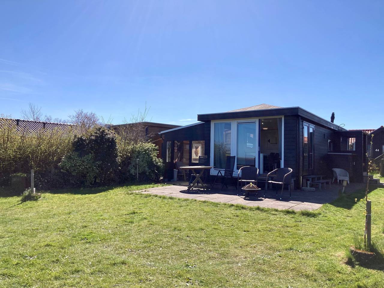 Chalet voor 3 personen met uitzicht op het meer in Oostmahorn, Dongeradeel