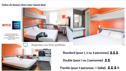 Hôtel pour 3 personnes, avec jardin dans Aéroport Lyon Saint-Exupéry