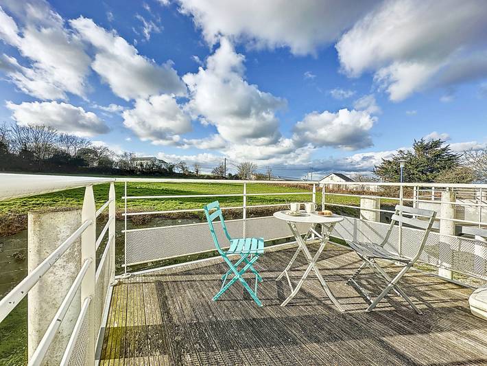 Appartement entier, *Le Sémaphore* T2 proche mer, terrasse, balcon in Landéda, Région de Brest