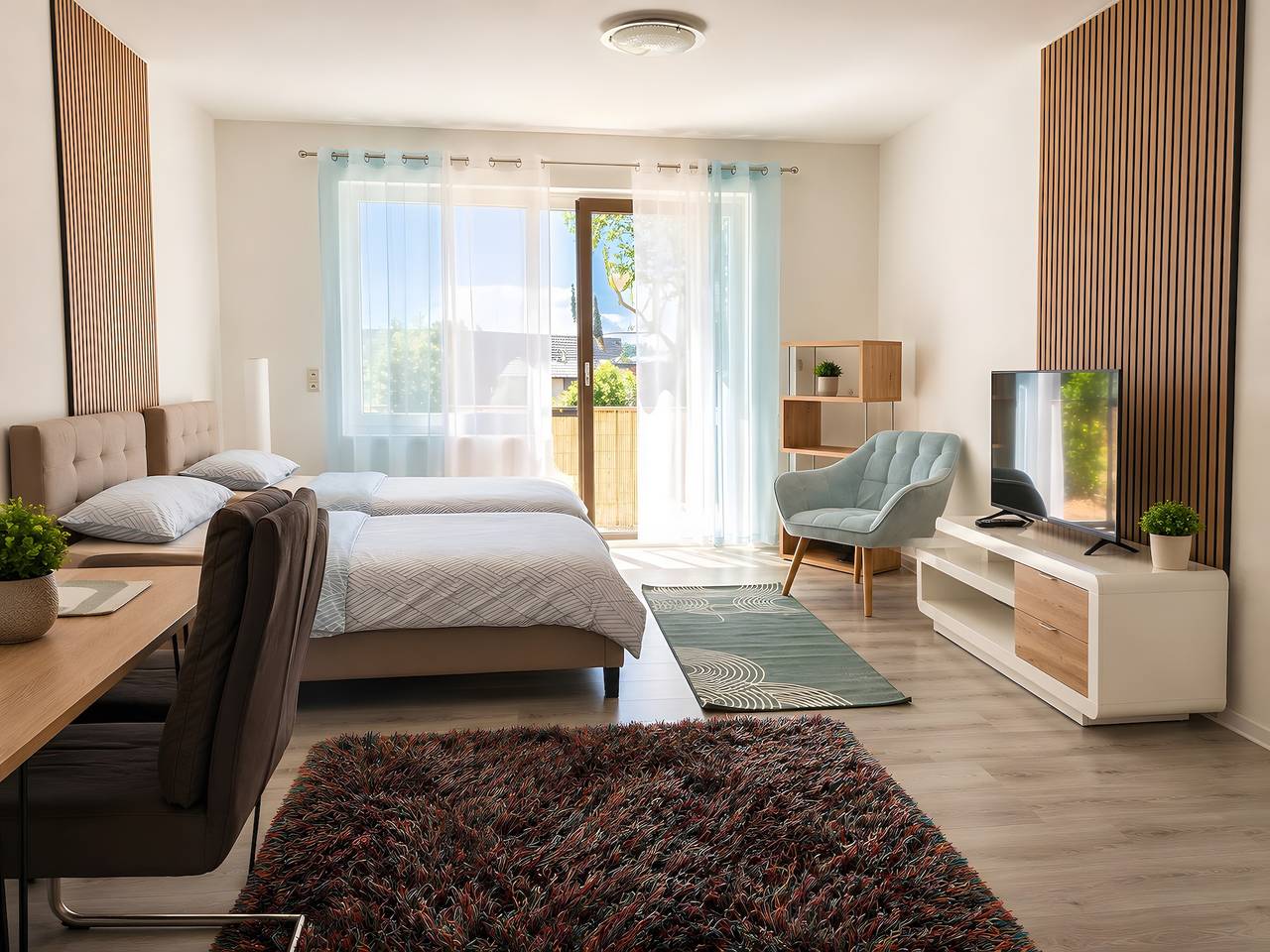 Appartement entier, Appartement avec balcon, cuisine équipée et Wi-Fi in Balingen, Neckar-Alb