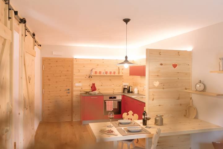Apartamento inteiro, Casa de férias "Wold Wieserhof" com vista para a montanha, varanda e jardim partilhado in Aldino, Alto Adige