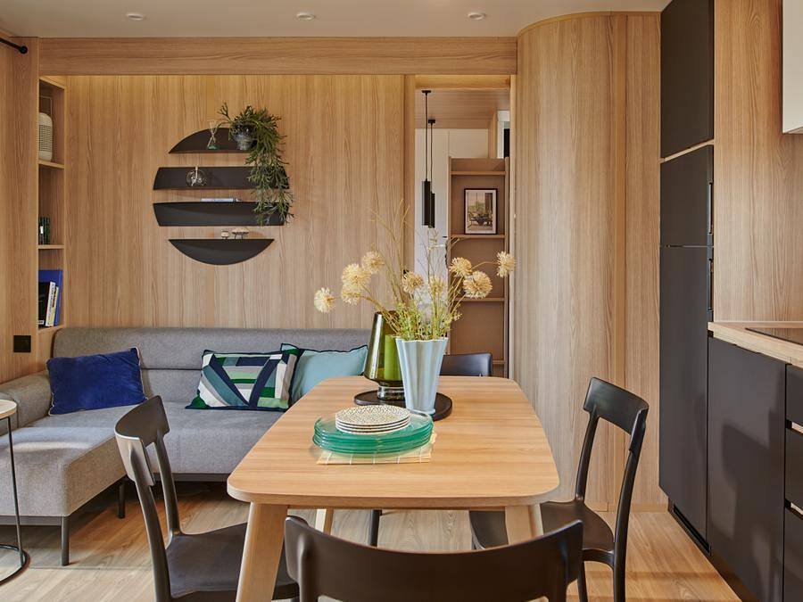 Campasun International - Mobile home 6 persons - Taos Luxe 40m2 terrace 35m2+ private jacuzzi - 6 pers 3 bedrooms 2 bathrooms - air conditioning in Aups, Brignoles region