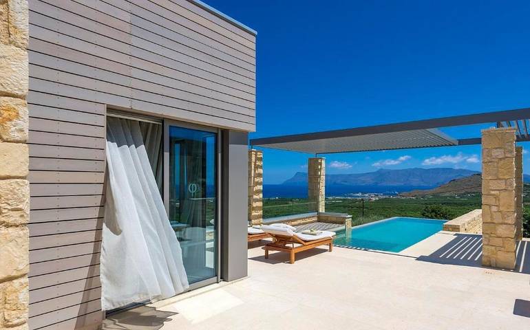Ferienhaus für 3 Personen, mit Terrasse in Kissamos Gemeinde
