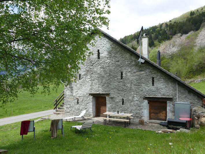 Ferienhaus für 4 Personen, mit Terrasse und Garten sowie Ausblick