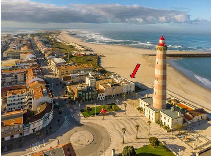 Casa de férias para 4 pessoas, com vista e varanda em Costa Nova