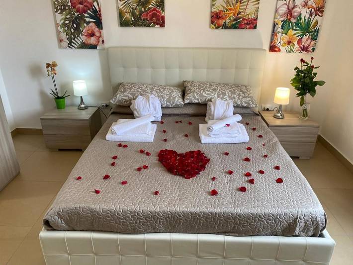 Chambre d’hôte pour 3 personnes, avec terrasse et vue à Casagiove