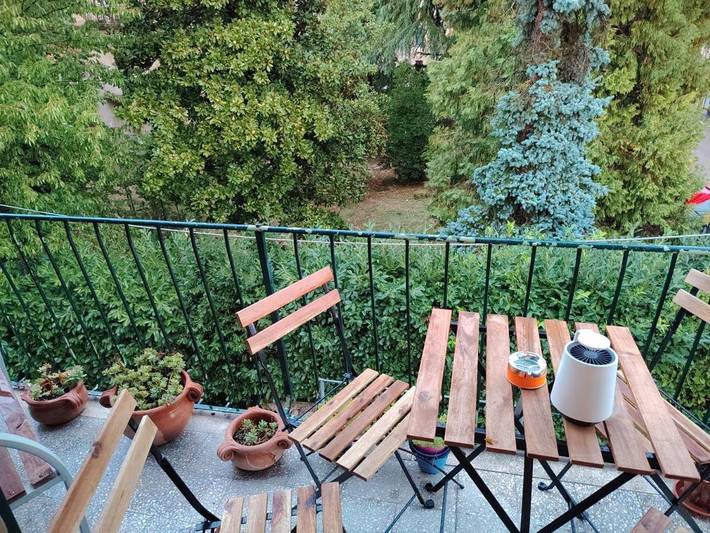 Ferienwohnung für 4 Personen, mit Balkon und Garten