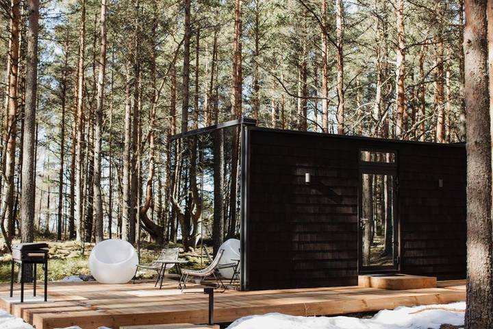 Apartament wakacyjny dla 2 osób, z sauna i taras oraz widok w Estonia