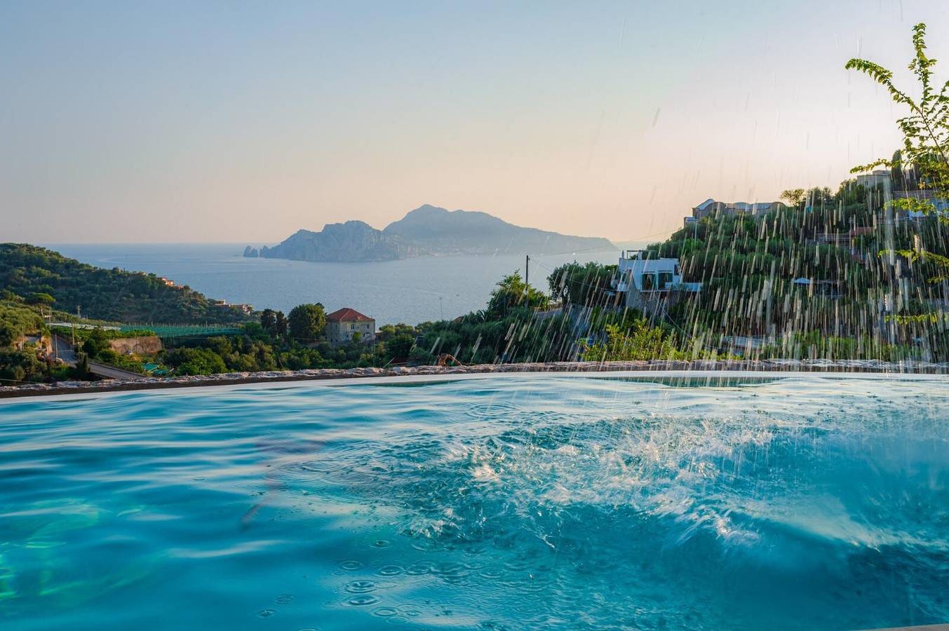 Villa 'Historic Relais Santa Lucia' with Sea View, Wi-Fi and Air Conditioning in Annunziata, Massa Lubrense