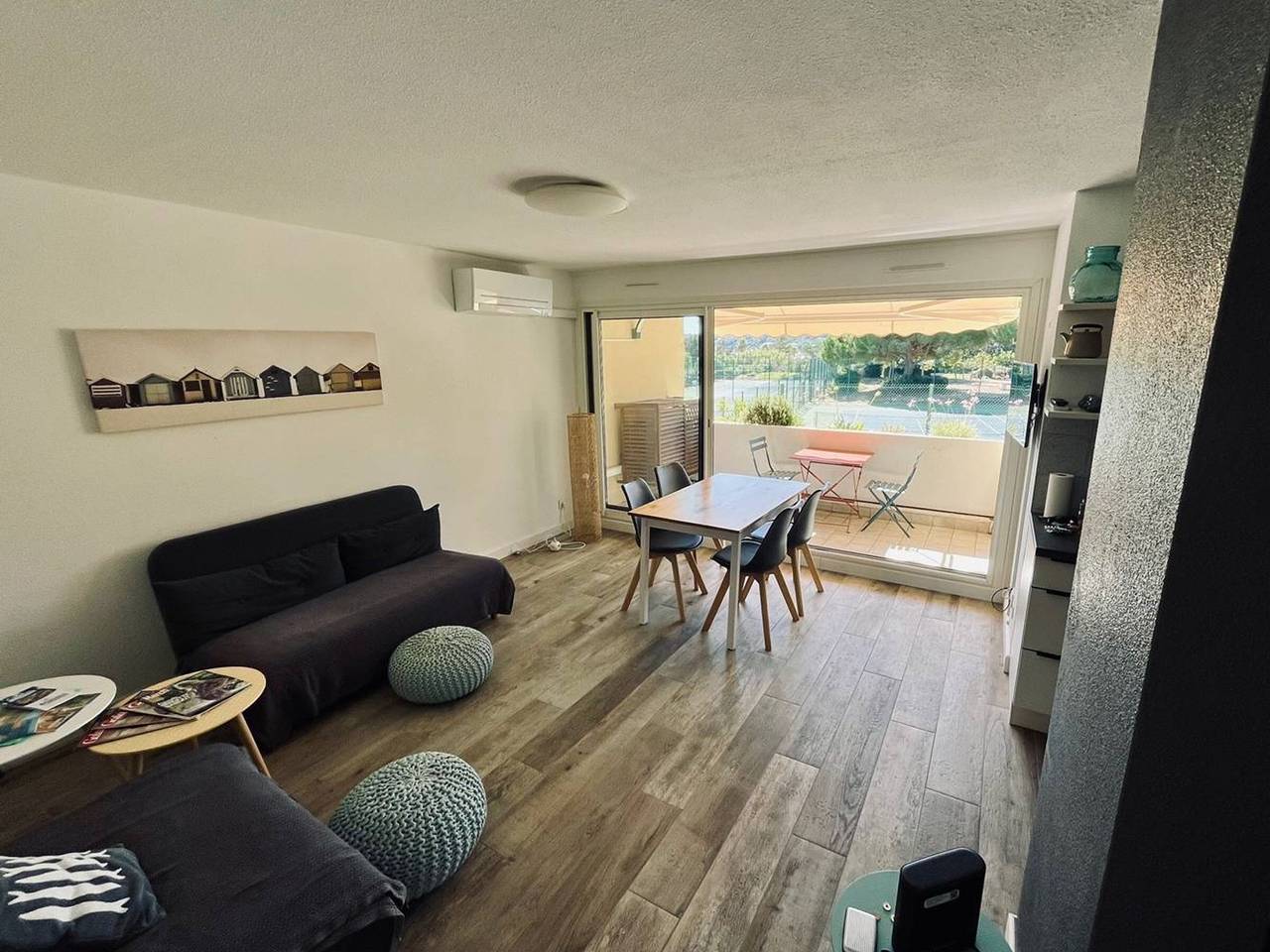 Ganze Wohnung, Klimatisiertes T3, 3*, 50m vom Strand, Garage, Wlan inkl. in Bormes-les-Mimosas, Parc national Port-Cros