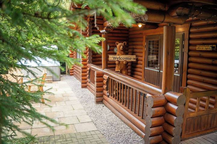 Log cabin for 6 people, with garden and terrace as well as hot tub - 1