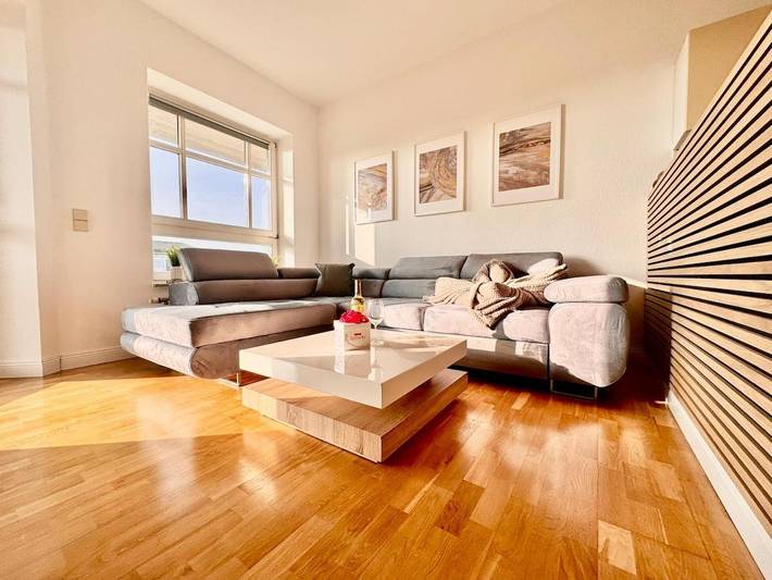 Ferienwohnung für 2 Personen, mit Balkon und Ausblick in Barleben