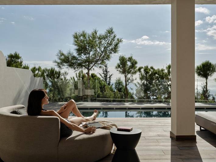 Hotel für 2 Personen, mit Pool und Garten sowie Sauna und Ausblick, mit Haustier in Faliraki - 2