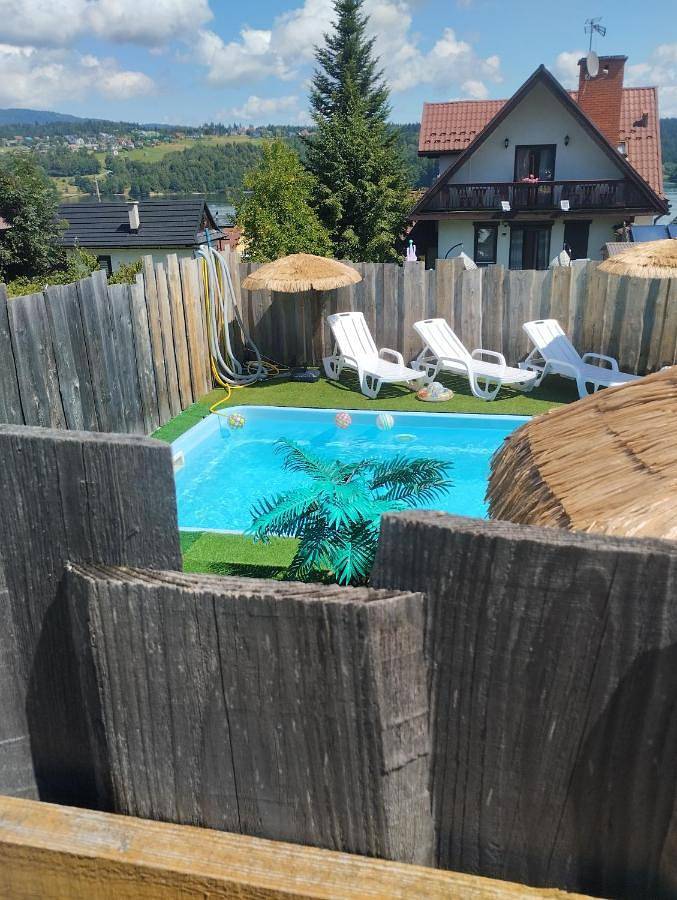 Bed & breakfast dla 2 osób, z widok i sauna oraz basen i ogród w Jezioro Czorsztyńskie