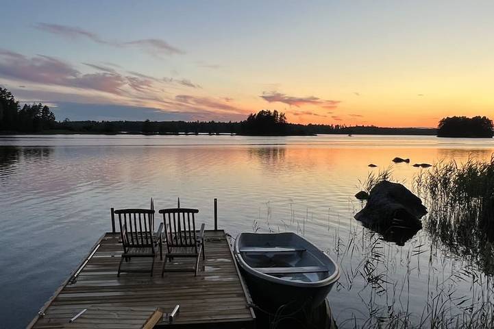 Ferienhaus für 6 Personen, mit Terrasse und Garten in Värmland