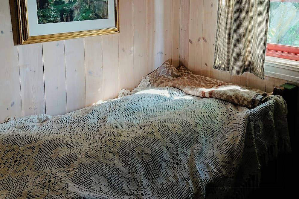 Restaurierte Hütte aus dem Jahr 1852 in der Region Bergsjø in Ål