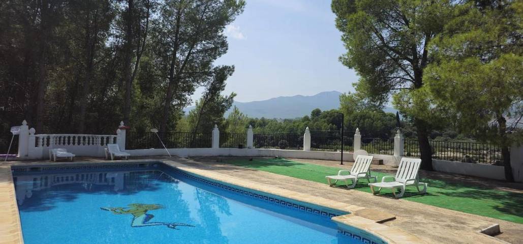 Casa de vacaciones para 8 personas, con piscina además de jardín y vistas, Se admiten mascotas en Comarca del Noroeste (Murcia) - 4