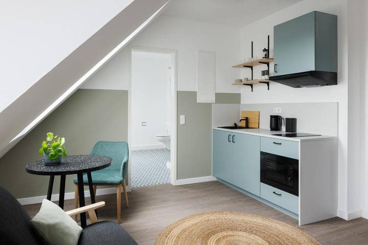 Ferienwohnung für 2 Personen, mit Terrasse und Ausblick in Aachen - 4