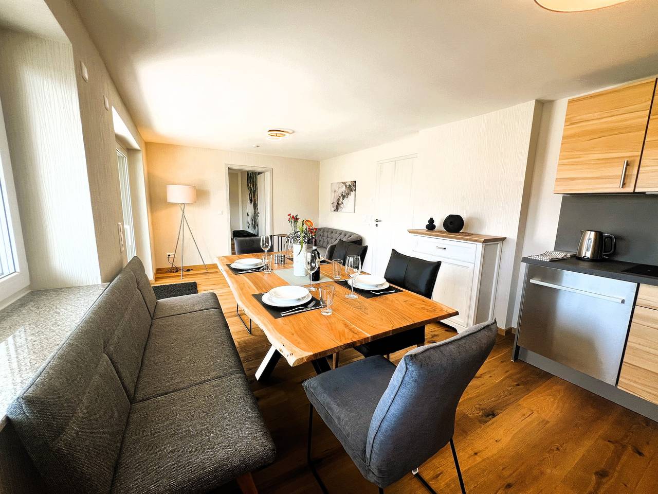 Ganze Wohnung, Ferienwohnung 'Familientraum Donautal' mit privater Terrasse, Gemeinschaftsgarten und Wi-Fi in Sigmaringen, Region Bodensee-Oberschwaben