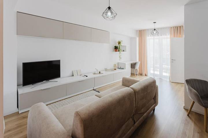 Appartement de vacances pour 3 personnes, avec jardin et balcon