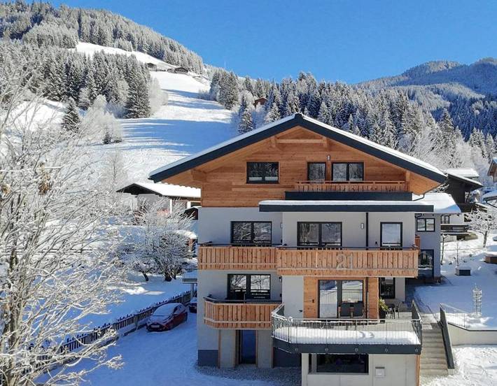 Ferienhaus für 4 Personen, mit Ausblick und Sauna sowie Garten in Kleinarl