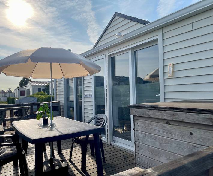 Mobil home pour 4 personnes, avec jardin et terrasse, animaux acceptés à Bredene - 3