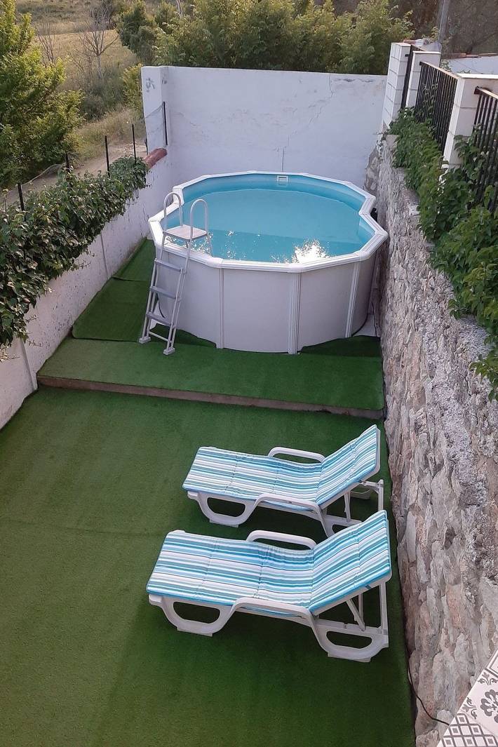 Casa rural para 11 personas, con Terraza además de Jardín y Piscina en Trasmoz