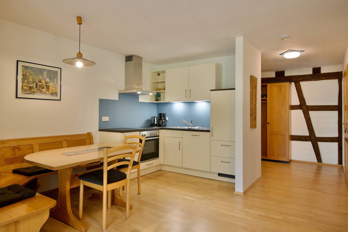 Ganze Wohnung, Ferienwohnung "Risthof 4" Balkon, gemeinsamer Garten, Sauna und Spielplatz in Owingen, Region Bodensee-Oberschwaben