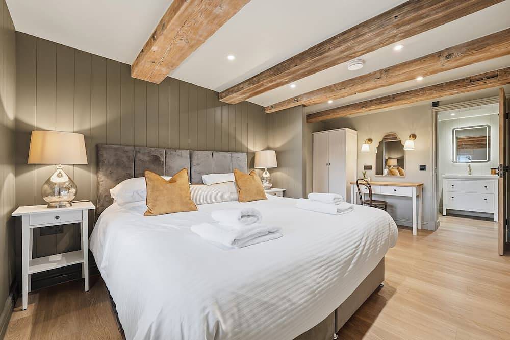 Deluxe-Cottage-Blick auf die Landschaft-Ensuite-Laburnum Cottage in Tarvin, Cheshire