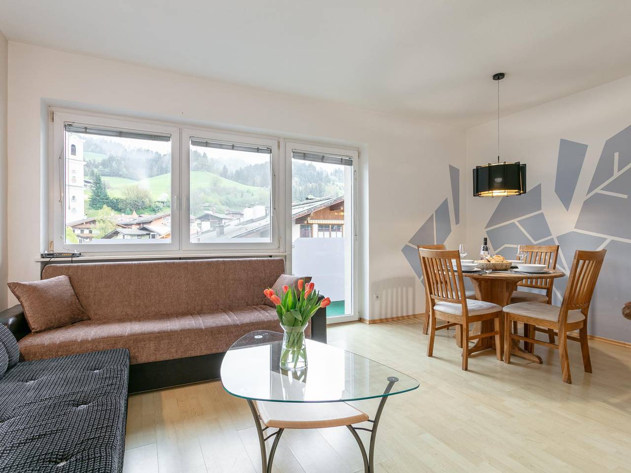 Geheel appartement, Appartement in het centrum met mooi uitzicht in Hopfgarten im Brixental, Kitzbüheler Alpen
