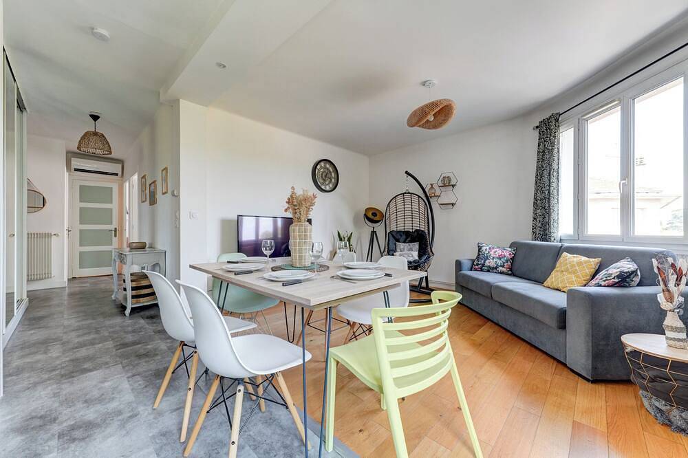 Ganze Wohnung, ⭐️ 60m2 in der Nähe von Eurexpo, Groupama-Stadion, Hfme ⭐️ in Bron, Rhône