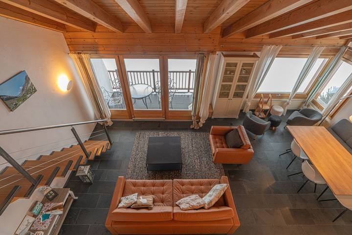 Ganze Wohnung, Chesa Mira Margna – Helle Dachwohnung mit Blick auf den Piz Margna in Bregaglia, Bernina-Alpen