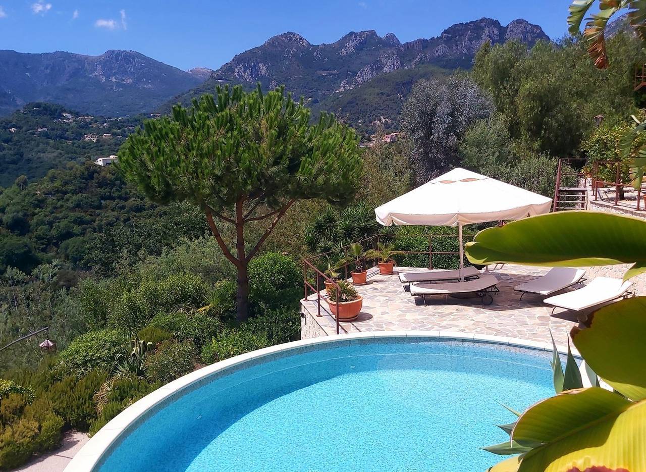 Les Mimosas maison d'hôtes - Chambre Pistache in Menton, Région de Nice