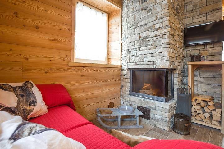 Blockhütte für 5 Personen, mit Garten im Trentino - 2