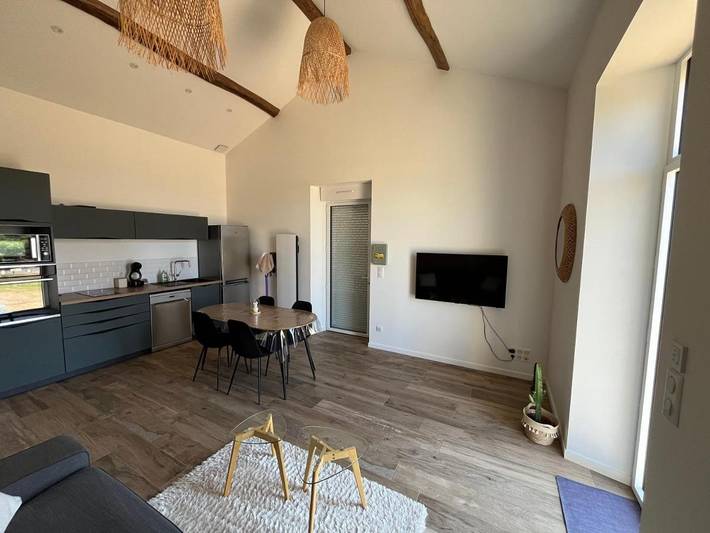 Maison de campagne pour 2 personnes, avec jardin et vue