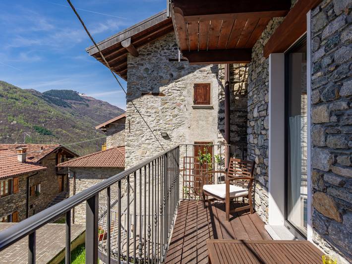 Ferienhaus für 4 Personen, mit Balkon und Seeblick sowie Garten am Comer See - 4
