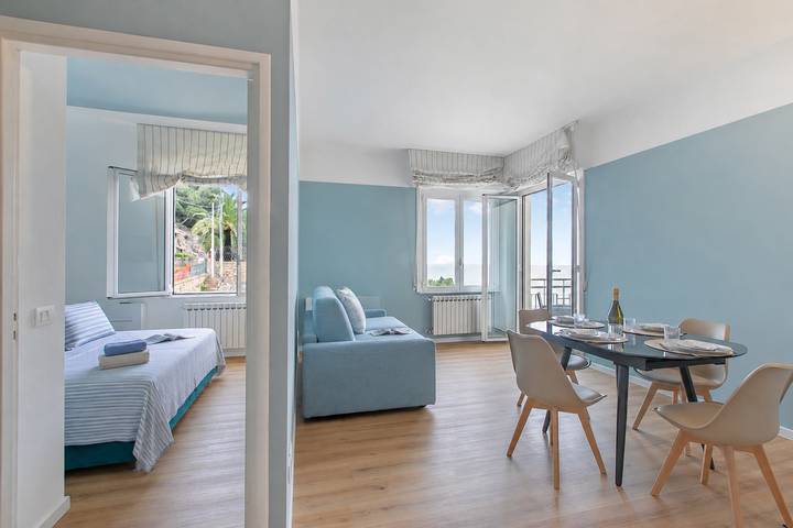 Gîte pour 4 personnes, avec Balcon et Vue sur l’océan dans Ligurie - 3