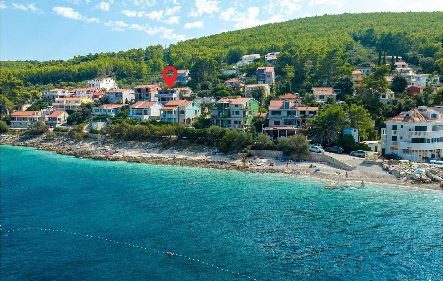 Ganze Ferienwohnung, Charmantes Apartment mit einem Schlafzimmer, Meerblick, Terrasse und Parkplatz in Blato, Korcula