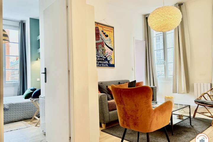Ganze Wohnung, Ferienwohnung für 6 Personen in Le Havre, Le Havre und Umgebung