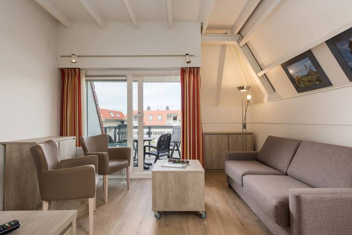 Vakantieappartement voor 4 personen, met Balkon/Terras en Balkon op Texel