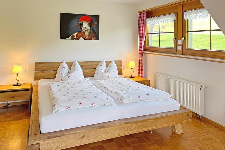 Ganze Wohnung, Ferienwohnung 'Kuhromantik' mit Bergblick, Gemeinschaftsterrasse und Wlan in Obermünstertal, Münstertal