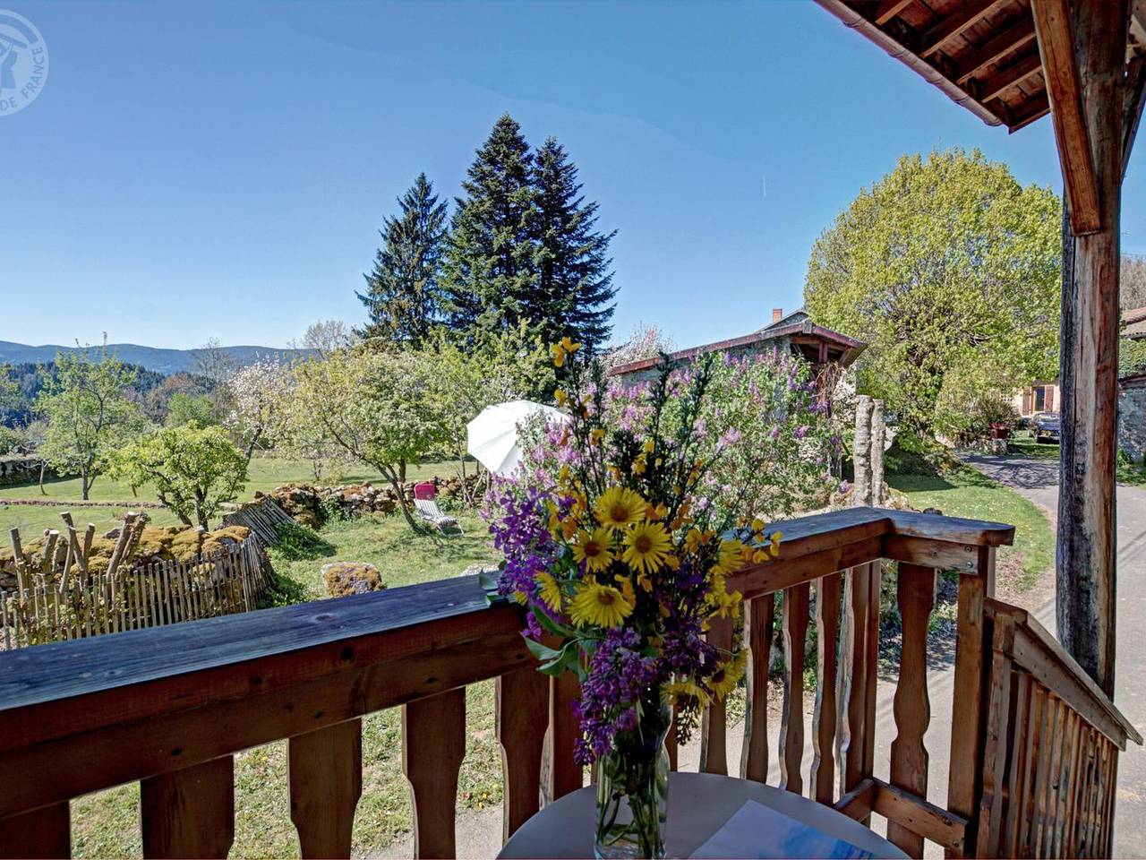 Ferme en Auvergne, terrasse, animaux admis in Saint-Julien-la-Vêtre, Montbrison