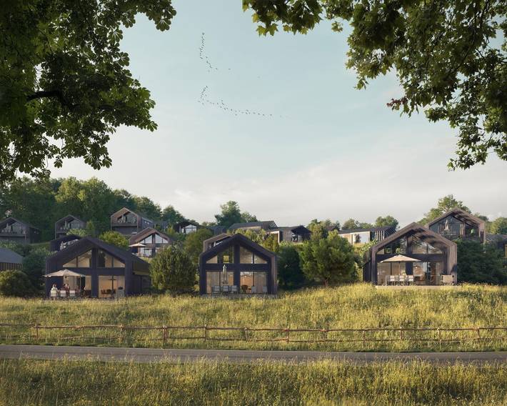 Lodge pour 6 personnes, avec sauna ainsi que terrasse et jardin - 1