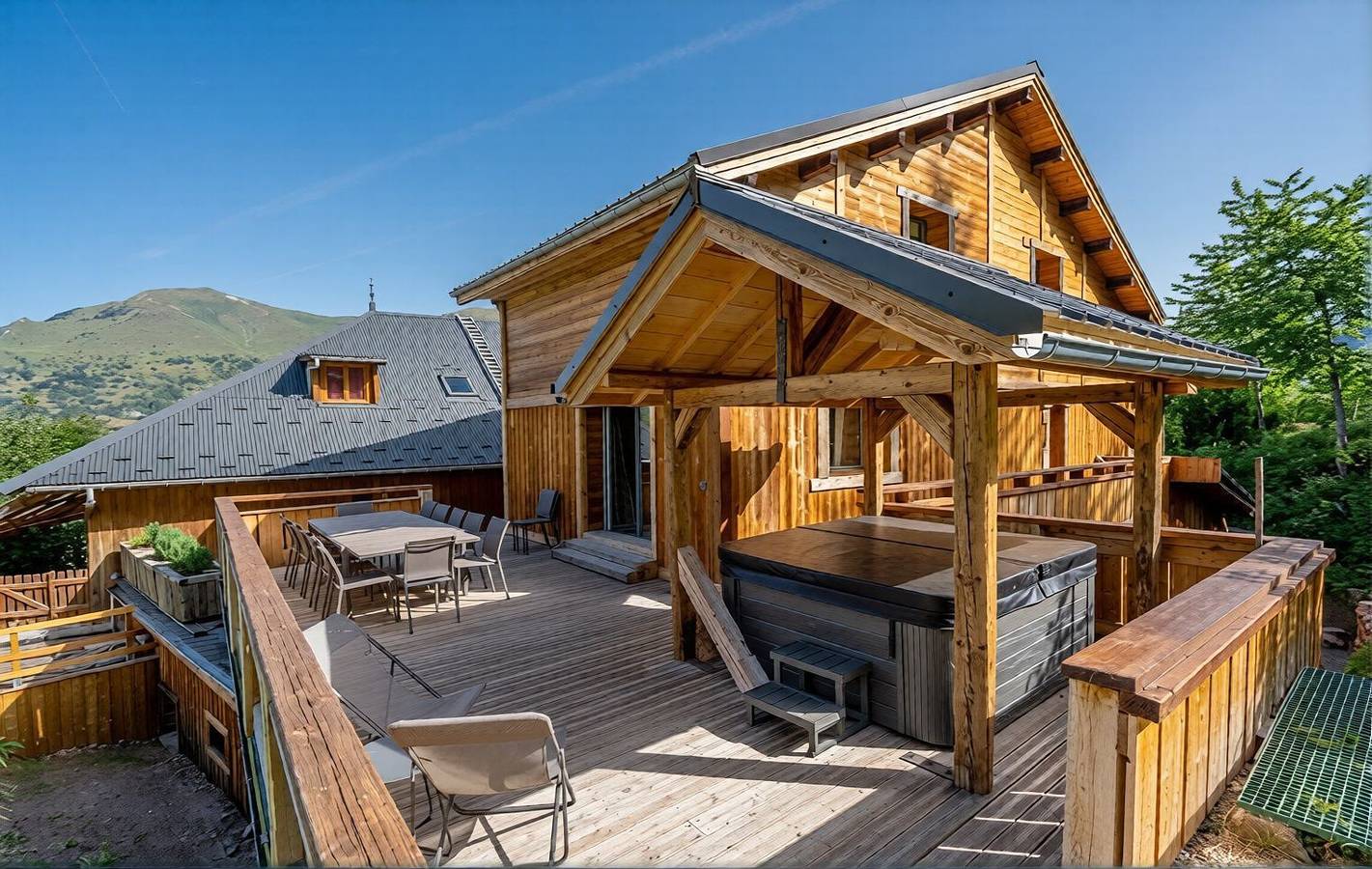 Chalet pour 14 personnes avec balcon in Mont-de-Lans, Les Deux Alpes